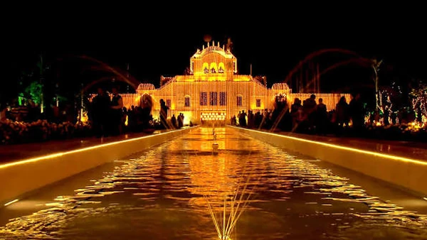 Mughal terraces and fountains at Yadavindra Gardens, Pinjore — a day trip from Hotel The Black Gold Chandigarh