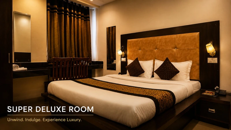 Super Deluxe Room at Hotel The Black Gold — foreigner-friendly hotel in Chandigarh, Nayagaon
